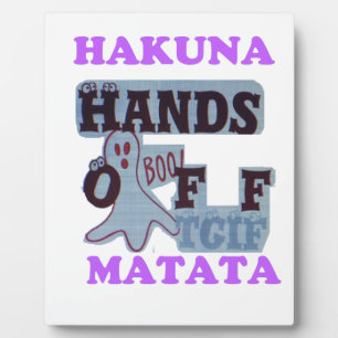 Placa Expositora El GIF Hakuna Matata deja la cara graciosa de Boo