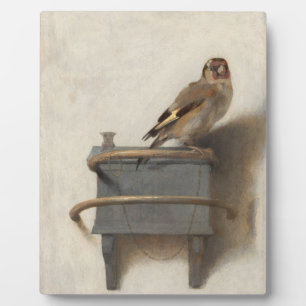 Placa Expositora El Goldfinch De Carel Fabritius