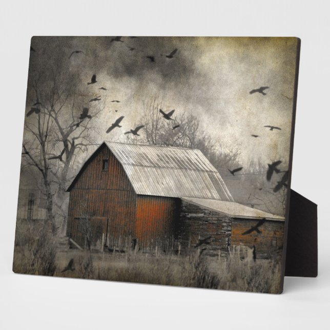 Placa Expositora El granero rojo (Lado)