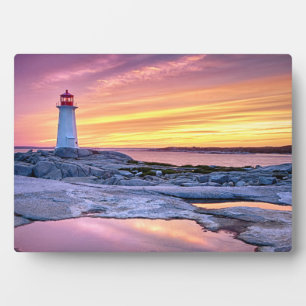 Placa Expositora El guardián de la luz   Peggy'S Cove