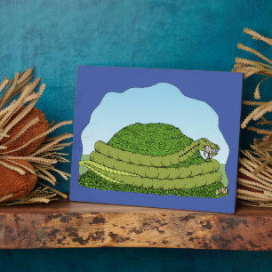 Placa Expositora El gusano de Lambton