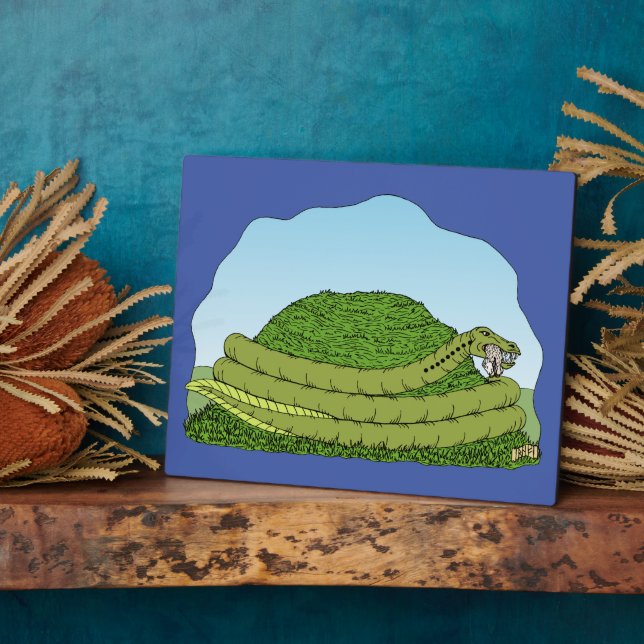 Placa Expositora El gusano de Lambton (Lado)