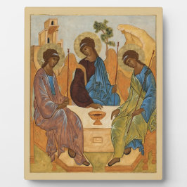 Placa Expositora El icono de la Santísima Trinidad