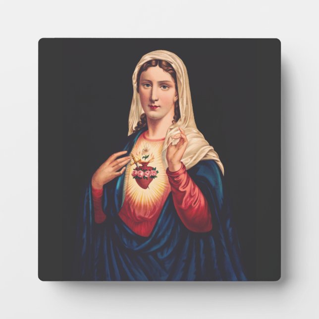 Placa Expositora El Inmaculado Corazón de María (Frente)