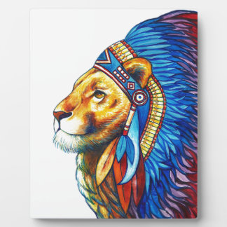 Placa Expositora El jefe de los Leones