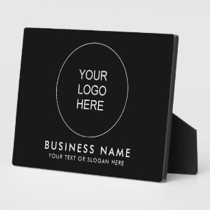 Placa Expositora El logotipo de su empresa aquí elegante plantilla