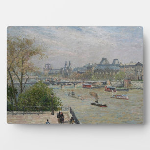 Placa Expositora El Louvre, la primavera de Camille Pissarro