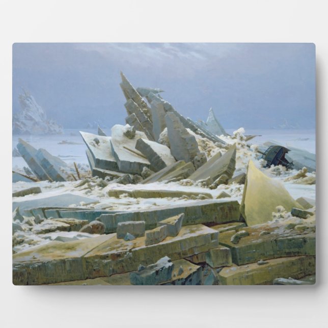 Placa Expositora El mar Polar, 1824 (Frente)