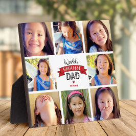 Placa Expositora El mayor Collage de fotos moderno de 8  del mundo 