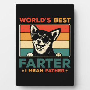 Placa Expositora El mejor adiós del mundo me refiero a papá gracios