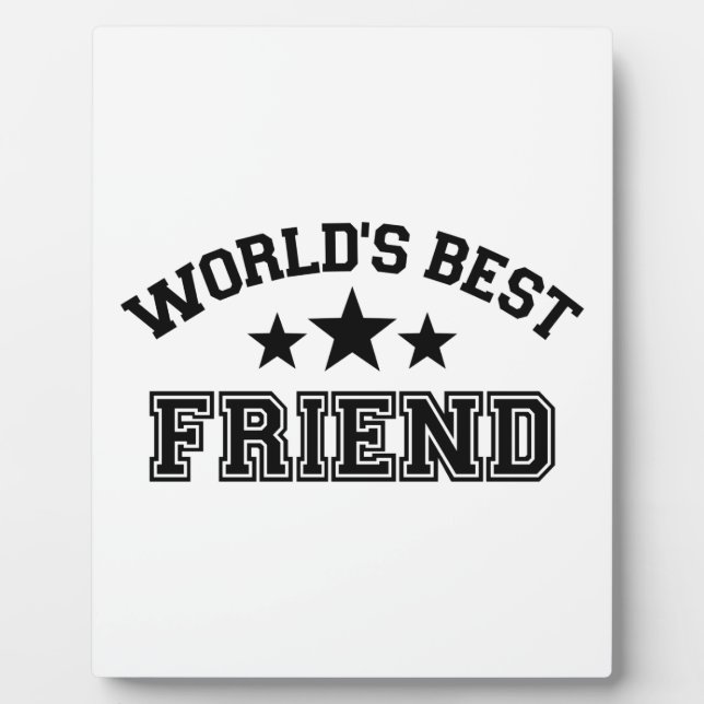 Placa Expositora El mejor amigo del mundo (Frente)