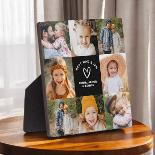 Placa Expositora El mejor Collage de fotos del Día del Padre