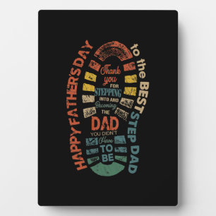 Placa Expositora El Mejor Paso Que Papá Te Agradece Por Entrar