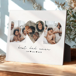 Placa Expositora El mejor regalo de Collage de fotos moderno para e