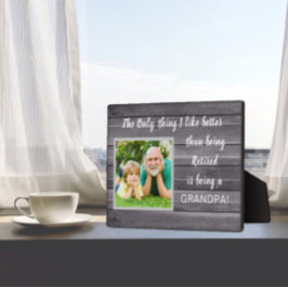 Placa Expositora ¡El mejor regalo! Papel de papá retirado