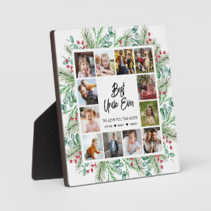 Placa Expositora El mejor tío de los 12 Navidades de fotos