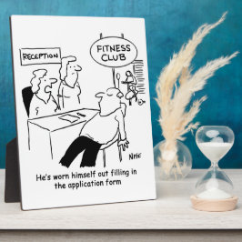 Placa Expositora El miembro del gimnasio está agotado