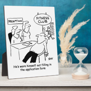 Placa Expositora El miembro del gimnasio está agotado