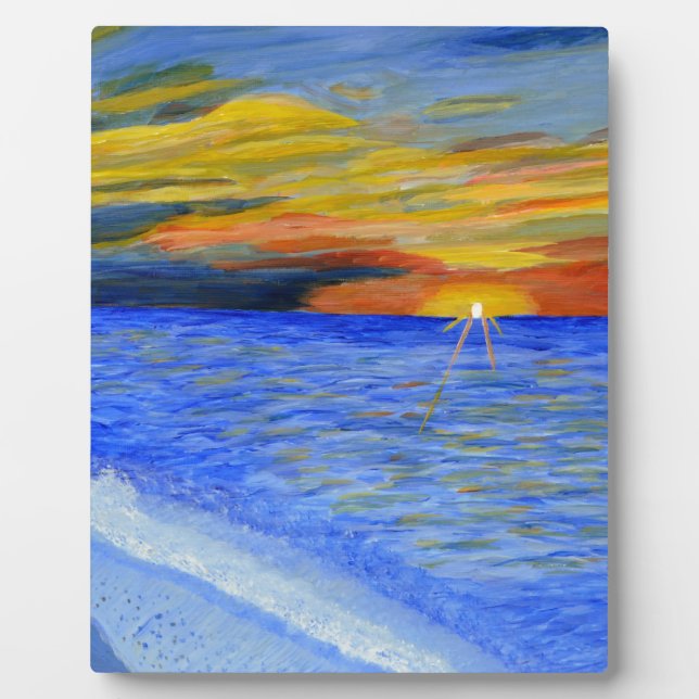 Placa Expositora El milagro de la puesta del sol (Frente)