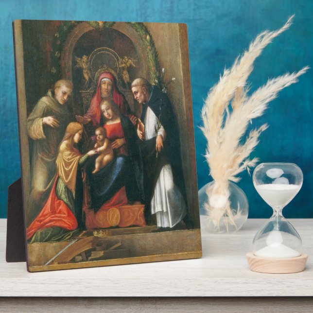 Placa Expositora El místico matrimonio de Santa Catalina (Lado)