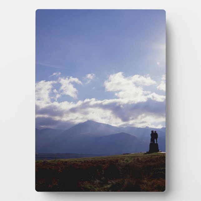 Placa Expositora El Monumento al Comando Escocia (Frente)