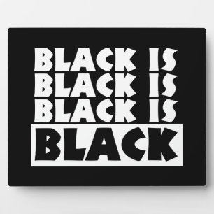 Placa Expositora El negro es negro