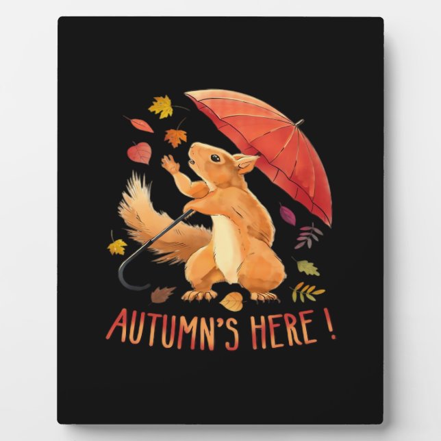 Placa Expositora El Otoño Es Otoño, ¡Todos! (Frente)