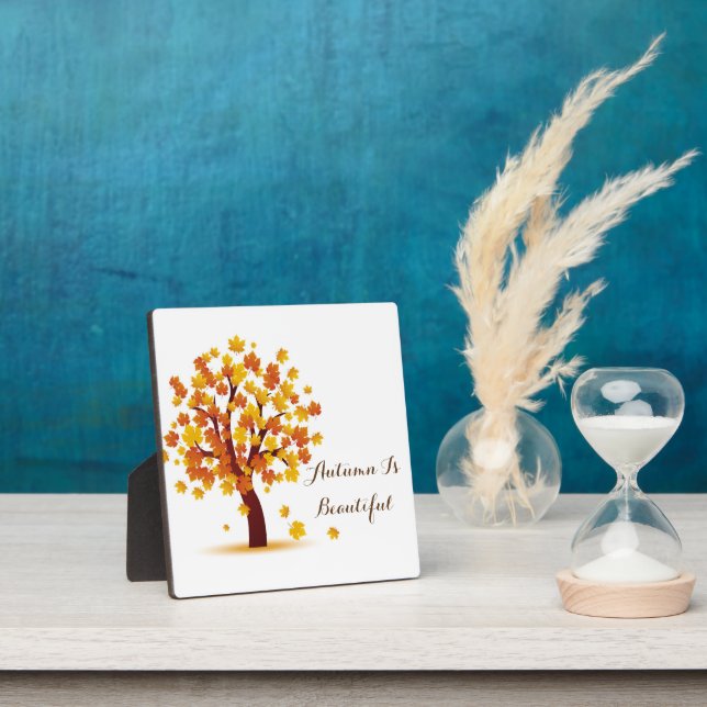Placa Expositora El Otoño Es Una Bonita Plaque (in situ)