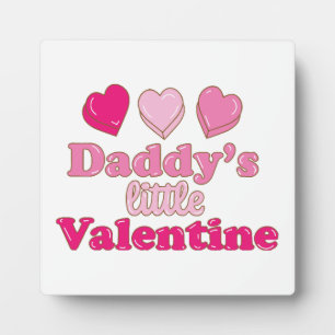 Placa Expositora El pequeño diseño de San Valentín de papá con cora