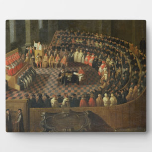 Placa Expositora El primer capítulo del 25º Consejo de Trent, Ve