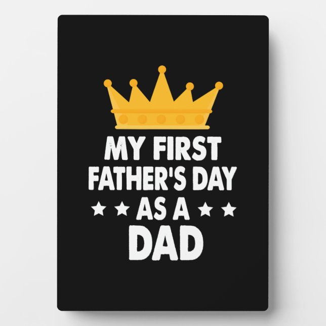 Placa Expositora El primer día de mi padre como padre 2021 (Frente)