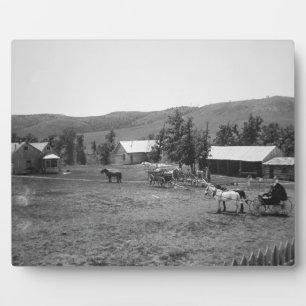 Placa Expositora El rancho Haylie, condado de Crook, Wyoming, c.189