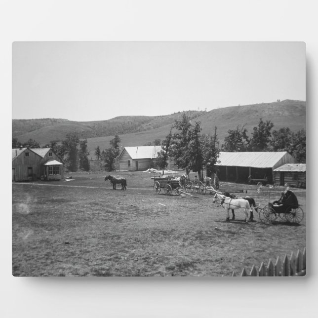 Placa Expositora El rancho Haylie, condado de Crook, Wyoming, c.189 (Frente)