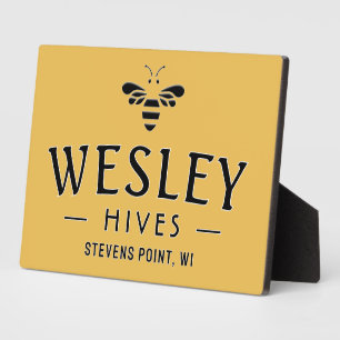 Placa Expositora El Rótulo Apiario de Beekeeper para el mercado de 