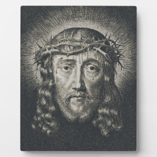 Placa Expositora El Santo Rostro coronado de espinas