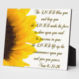 Placa Expositora El Señor te bendiga...