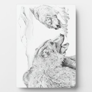 Placa Expositora El Stand Off ~ 5x7 con Easel