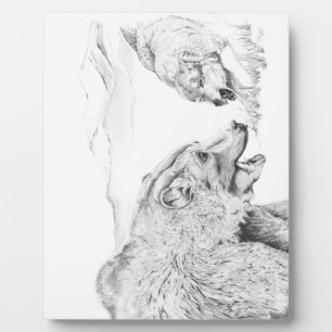 Placa Expositora El Stand Off ~ 8x10 con Easel