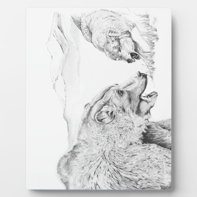 Placa Expositora El Stand Off ~ 8x10 con Easel (Frente)