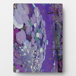 Placa Expositora El sueño de un lago púrpura