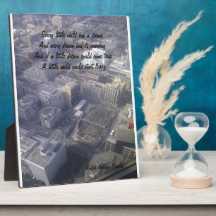 Placa Expositora El sueño de un niño