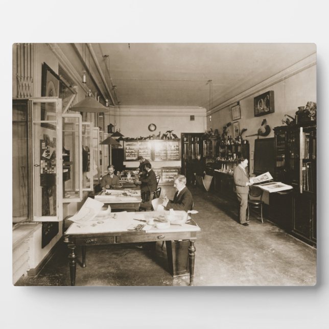 Placa Expositora El taller de Faberge (foto de abajo) (Frente)