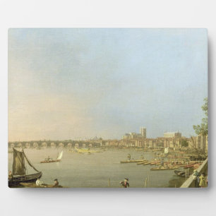 Placa Expositora El Támesis desde la terraza de Somerset House