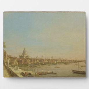 Placa Expositora El Támesis desde la terraza de Somerset House