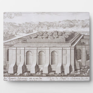 Placa Expositora El templo de Salomón, Jerusalén, de 'Entwurf ei