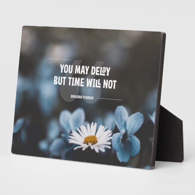 Placa Expositora El tiempo no (Lado)