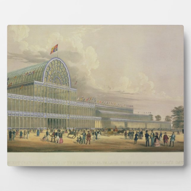 Placa Expositora El Transept del Palacio de Cristal, del Príncipe (Frente)