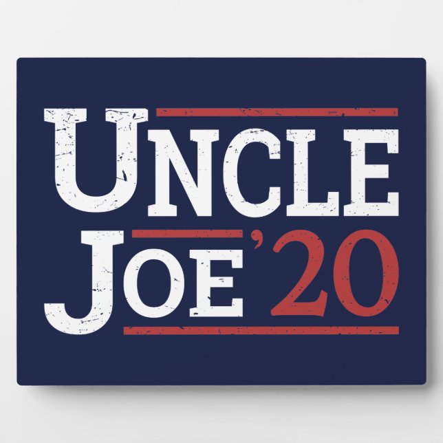 Placa Expositora Elección 2020 - Tío Joe (Frente)