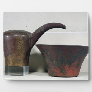 Placa Expositora Eléctrica y albahaca (cobre)