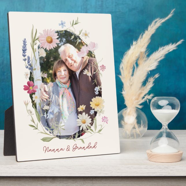 Placa Expositora Elegant Botanical Portrait Plaque (Lado)
